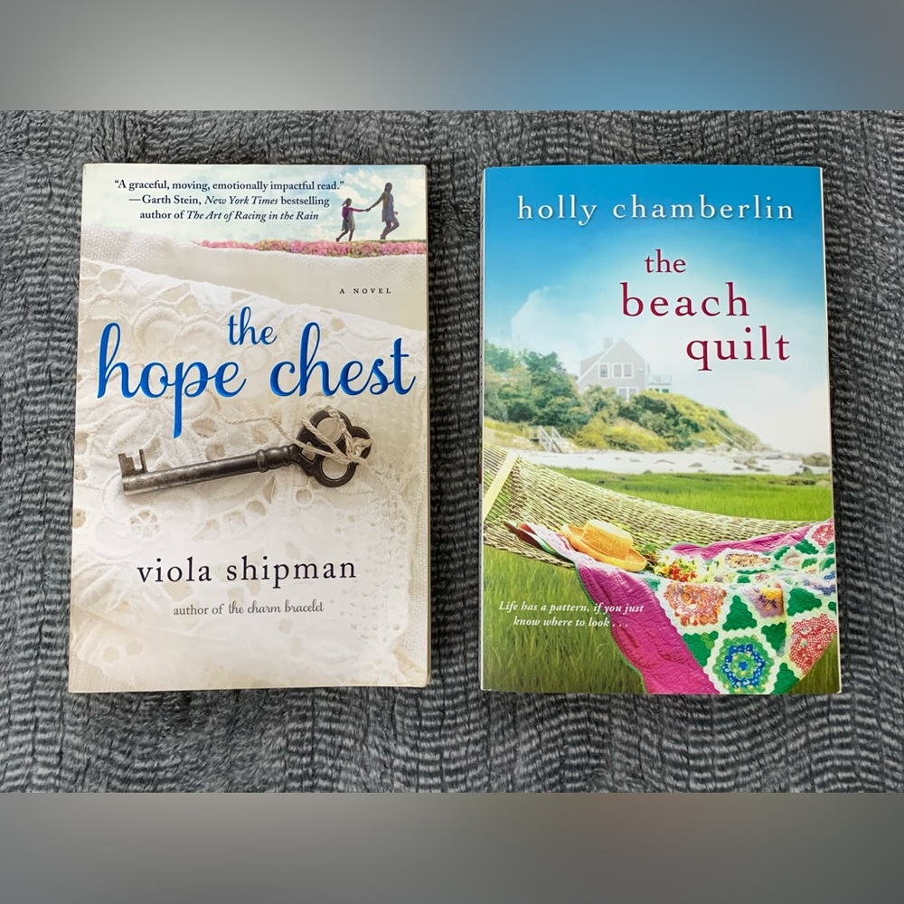 Hope Chest by Viola Shipman & beach quilt by holly chamberlin books
